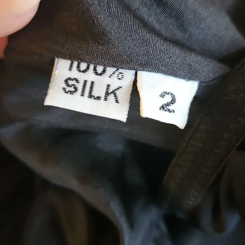 Jackie Rogers 100% Silk Vintage 1990's/Y2K Evening Dress | 2 - Picture 7 of 7